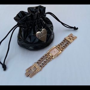 Guess Gold Tone Watch